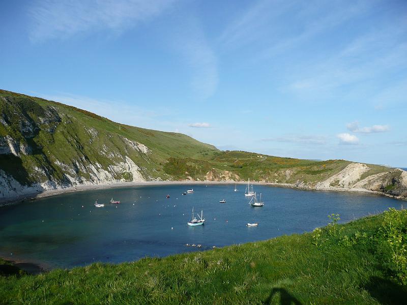 P1000302- Baie naturelle au cercle parfait de Lulworth Cove  .JPG - Baie naturelle au cercle parfait de Lulworth Cove